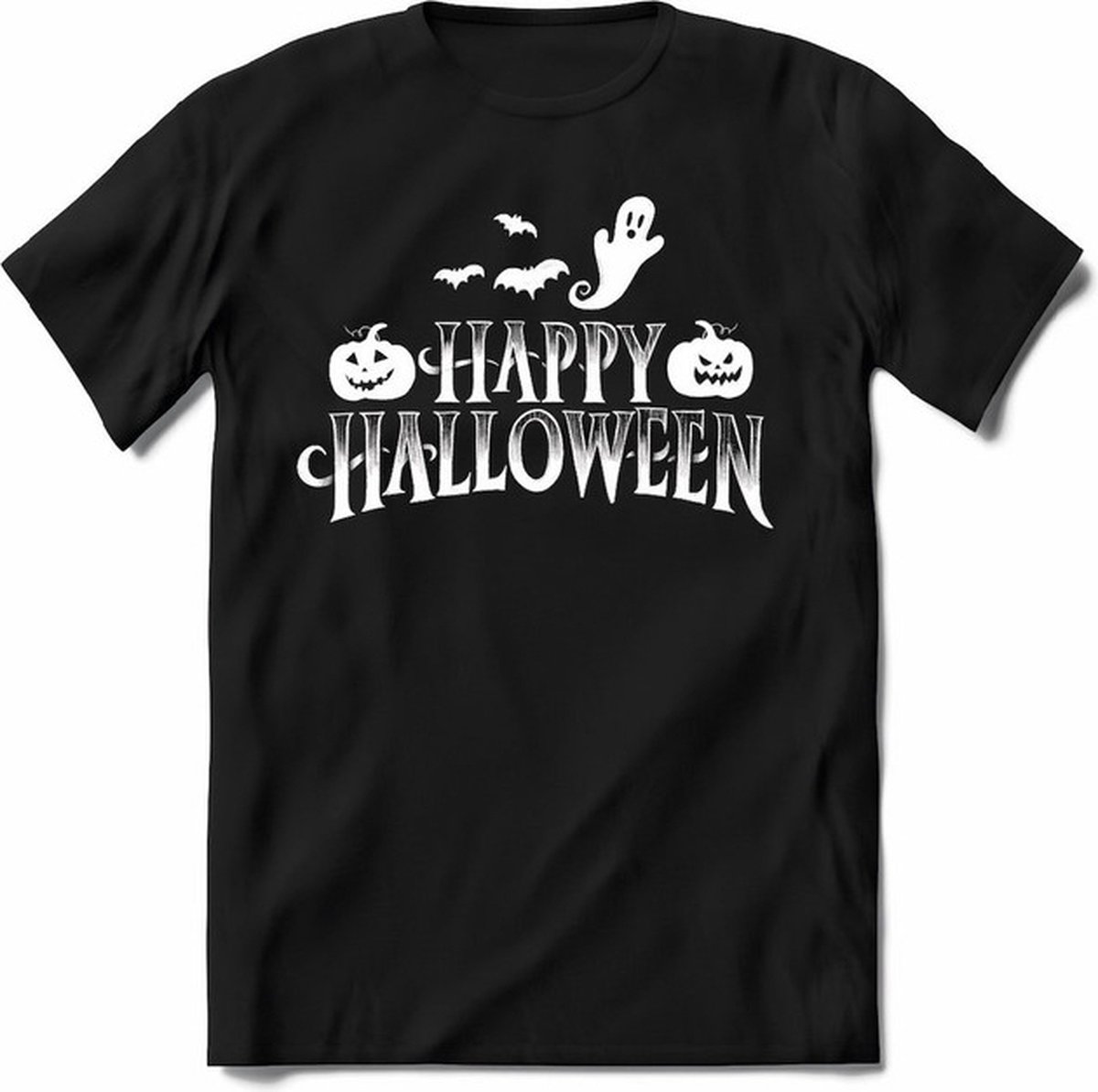 Halloween T-Shirt | Horror  Kleding Heren / Dames | Weerwolf , Monster , Vleermuis en Pompoen  Shirt |